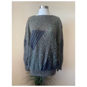 Bogner Wool blend Grandpa designer sweater M
